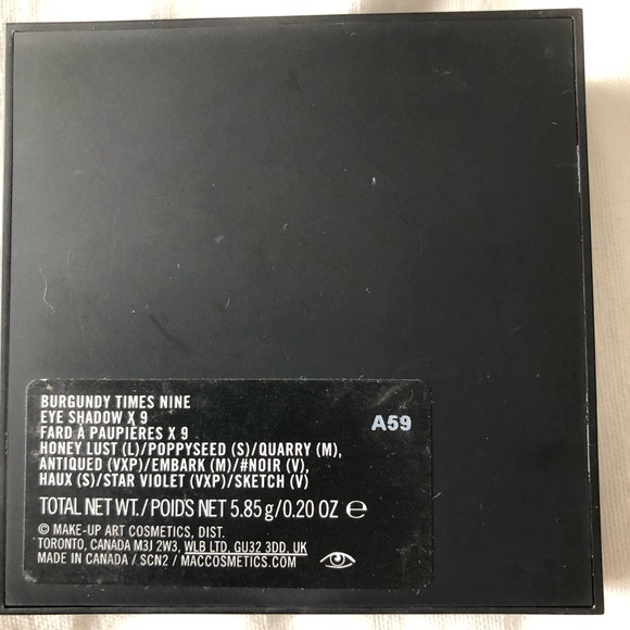 MAC cosmetics 9 shadow palette, barely used - Picture 3 of 7